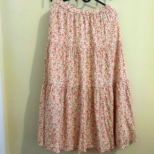 American Eagle Floral Maxi Skirt
